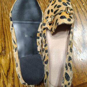 Leopard Print Loafers
